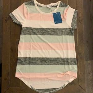 Market & Spruce Juuna Hi Lo striped tee